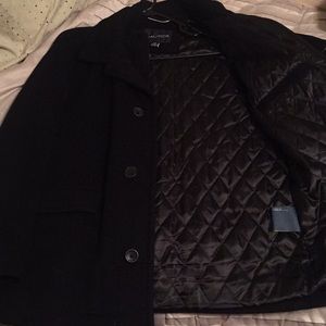 Men's Black Nautica Pea Coat